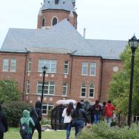 Students toured Saint Louis University